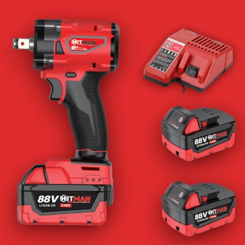 Hitman HT-M18-6806XC Akkumulátoros Ütvecsavarozó – 950Nm, 88V teljesítmény