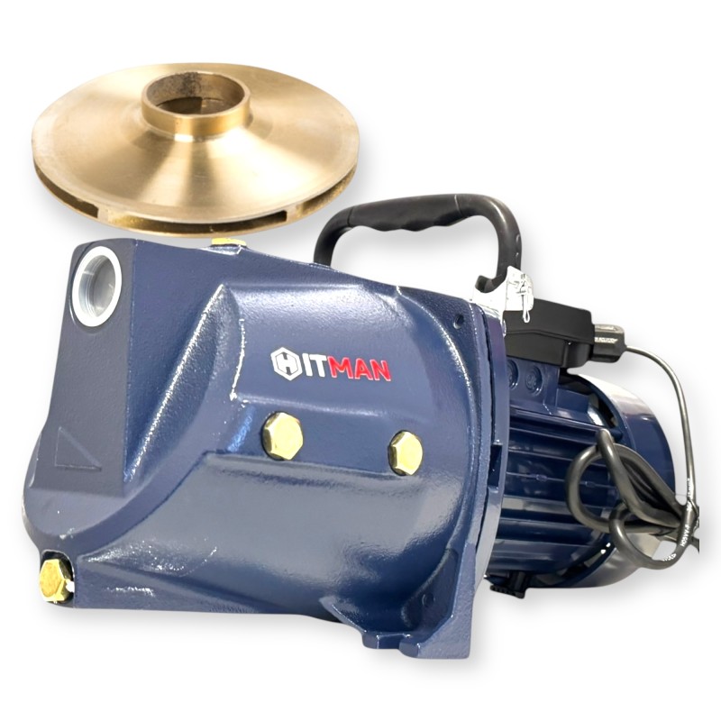 Hitman HT-JSM-6832BZ Kerti JET Szivattyú, BRONZ lapátos, 2750W teljesítmény