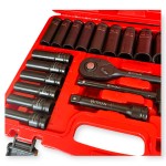 Hitman HA-6844 1/2" Gépi Dugókulcs készlet – 23 részes, 12 lapfejű kivitel