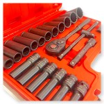 Hitman HA-6844 1/2" Gépi Dugókulcs készlet – 23 részes, 12 lapfejű kivitel