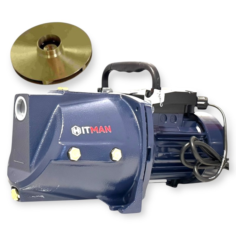 Hitman HT-JSM-6832BZ Kerti JET Szivattyú, BRONZ lapátos, 2750W teljesítmény