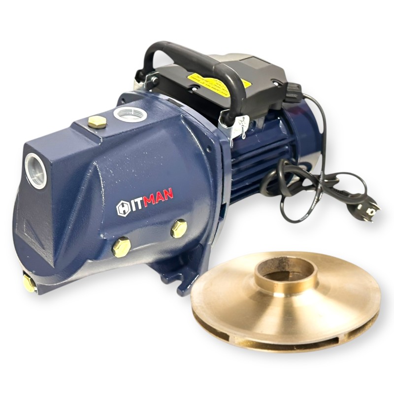 Hitman HT-JSM-6832BZ Kerti JET Szivattyú, BRONZ lapátos, 2750W teljesítmény