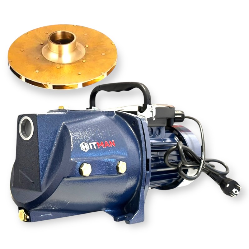 Hitman HT-JSM-6832BZ Kerti JET Szivattyú, BRONZ lapátos, 2750W teljesítmény