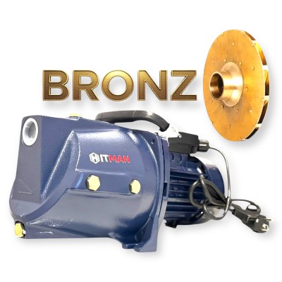 Hitman HT-JSM-6832BZ Kerti JET Szivattyú, BRONZ lapátos, 2750W teljesítmény