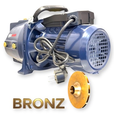 Hitman HT-JSM-6832BZ Kerti JET Szivattyú, BRONZ lapátos, 2750W teljesítmény