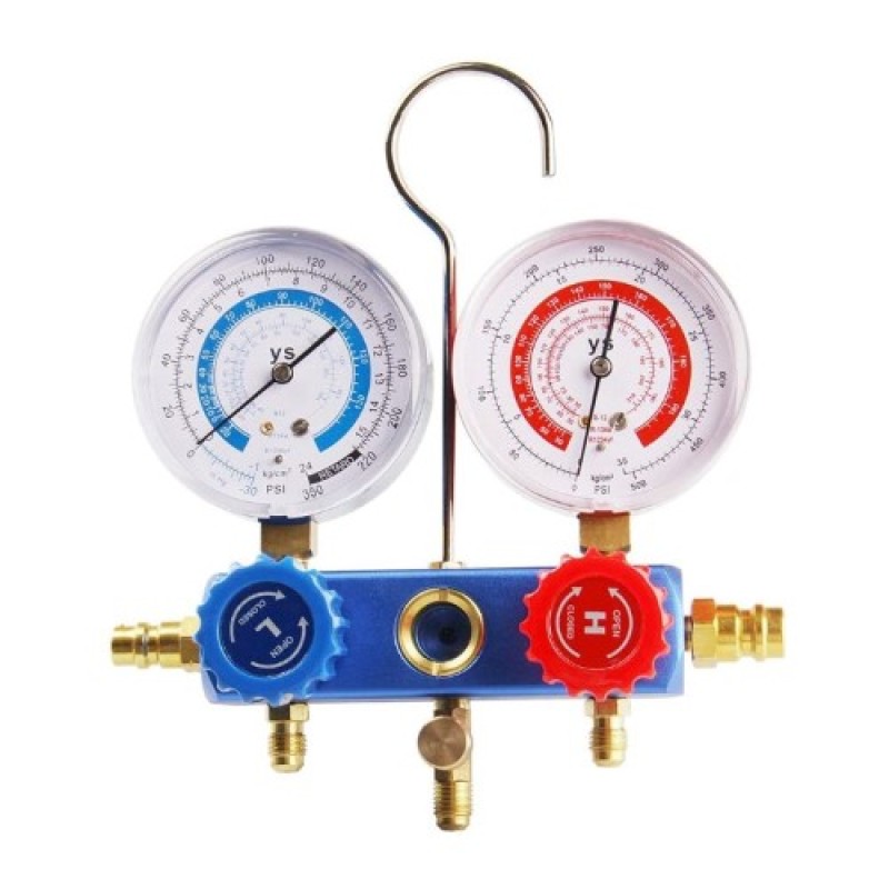 Haina HA-2103 klímaszerelő nyomásellenőrző készlet 2500 psi hűtőközeg vizsgálathoz