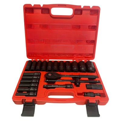 Hitman HA-6844 1/2" Gépi Dugókulcs készlet – 23 részes, 12 lapfejű kivitel