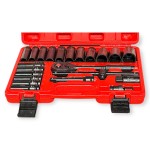 Hitman HA-6844 1/2" Gépi Dugókulcs készlet – 23 részes, 12 lapfejű kivitel