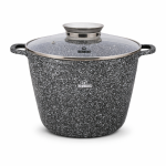 Mély fazék – 14L, 32 cm, Kerámia Márvány Bevonattal, Hemberg HB-7032