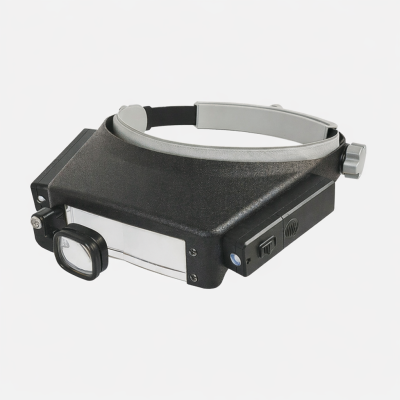 Fejpántos nagyító, Fejre szerelhető nagyító dupla LED világítással ZL202230196184-9