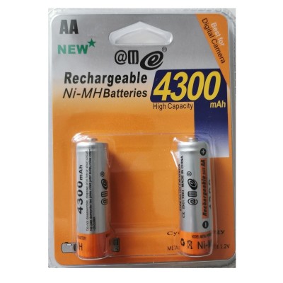 DRULINE 2x AA újratölthető akkumulátor 1.2V 4300 mAh