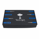 18 darabos zárnyitó (lockpick) készlet – kezdőknek és haladóknak | Locksport szett átlátszó gyakorló zárakkal