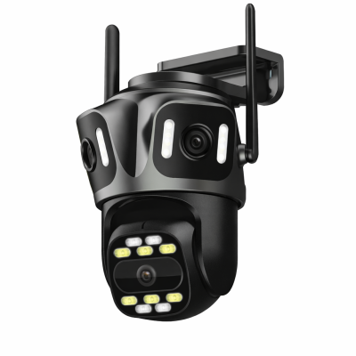 360° WiFi Kültéri PTZ Biztonsági Kamera – AI Mozgásérzékelés, 30m Éjszakai Látás, Hang- és Fényriasztás