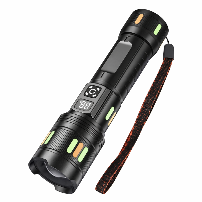 ThoLux TG100 (BL-621) akkumulátoros, fókuszálható LED zseblámpa – USB-C töltéssel és digitális kijelzővel