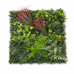 Műnövény Falpanel 50x50 cm – Tropical Red
