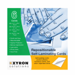 XYRON Esselte  újrafelhasználható lamináló kártya 6db-os különböző méretben 384930