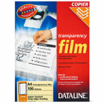 DataLine Esselte Lézer fólia átlátszó  fekete-fehér fénymásolóhoz A4, 57172  100db/cs