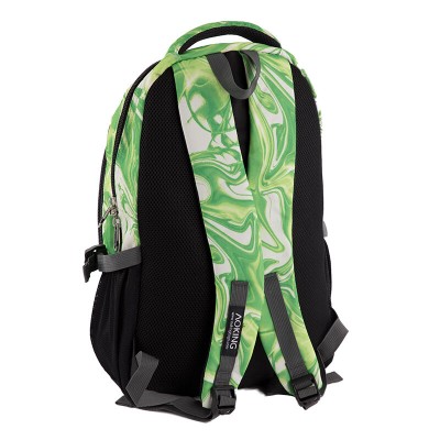 Aoking zöld mintás hátizsák, iskolatáska