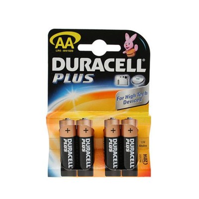 Duracell Plus AA MN1500 Battery (Pack of 4)