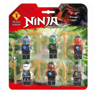 Ninja legó-kompatibilis figurakészlet