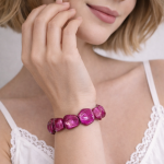 Rózsaszín karkötő