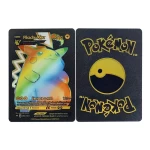 Pokemon  kártya készlet, fekete 25 db vizallo plasztik kartya Trading Card Game Waterproof Plastic