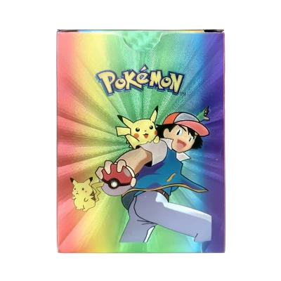 Pokemon  kártya készlet, színes 25 db vizallo plasztik kartya Trading Card Game Waterproof Plastic
