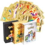 Pokemon  kártya készlet, Silver 25 db vizallo plasztik kartya Trading Card Game Waterproof Plastic