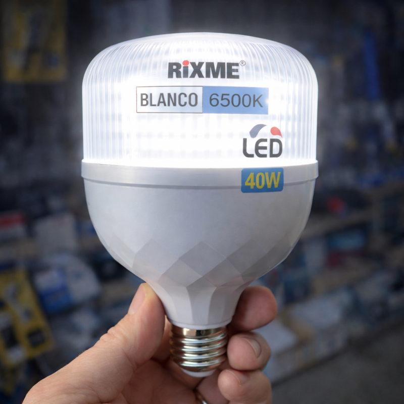 RIXME LED lámpa – 40W, 6500K (Hideg fehér) E27