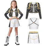 Rummi jelmez – K-POP fellépő ruha gyerekeknek | Modern táncos kosztüm