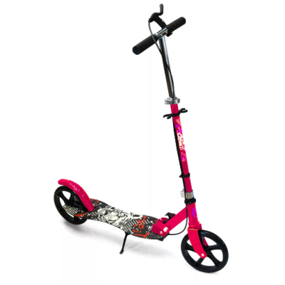 Scooter Tiger roller kézifékkel - Rózsaszín