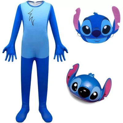 Stitch jelmez álarccal gyerekeknek – Lilo és Stitch mesehős farsangra