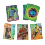 Focisták 10 színes kártya készlet - World Football Stars - limitált kiadás vizallo plasztik kártya Waterproof Plastic