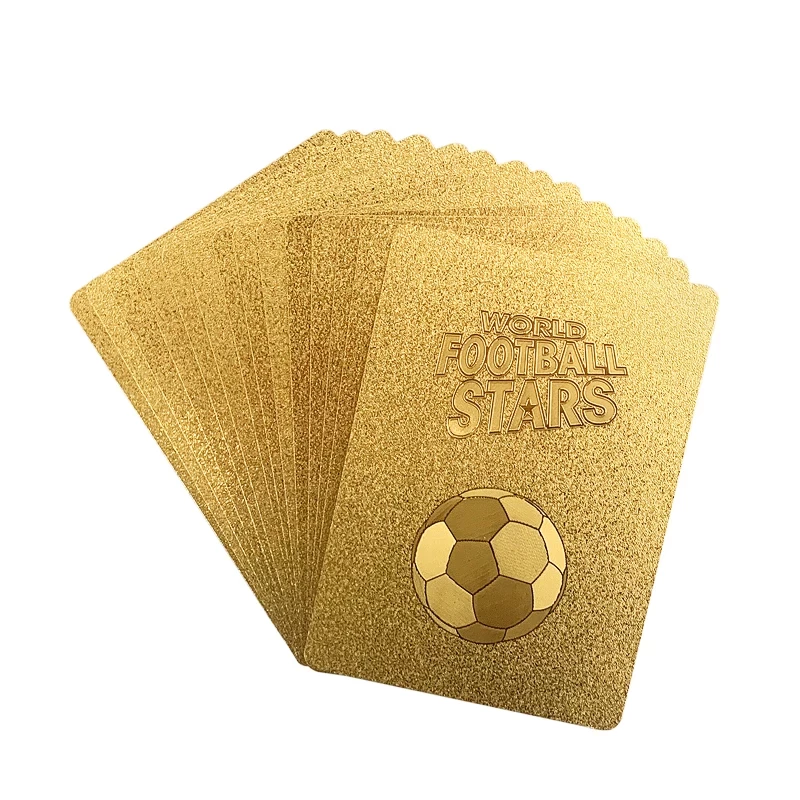 Focisták 55 arány kártya készlet - World Football Stars - limitált kiadás vizallo plasztik kártya Waterproof Plastic