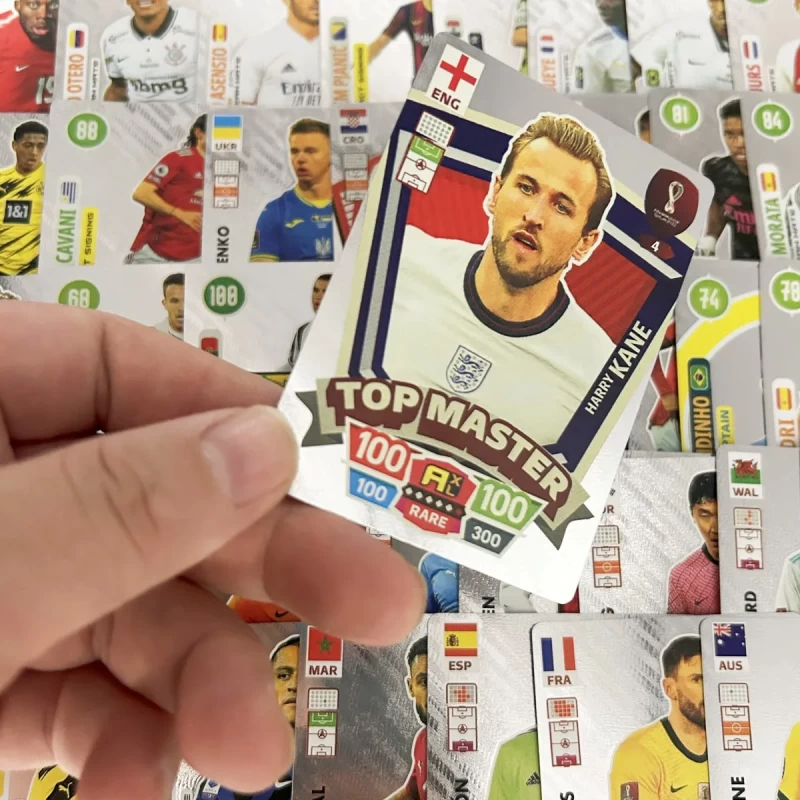 Focisták 55 ezüst kártya készlet - World Football Stars - limitált kiadás vizallo plasztik kártya Waterproof Plastic