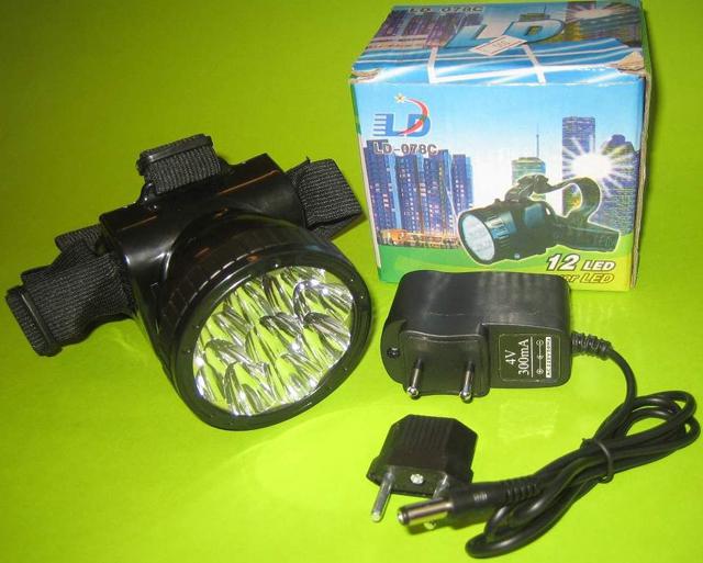 MULTIPURPOSE HEAD LAMP LD-078C (Tölthető)