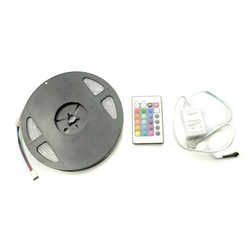 Öntapadós LED Szalag Beltéri - Kültéri Ledsorok RGB 12V, 5m, szinváltós 60 leds ip65 ( LuxRay )