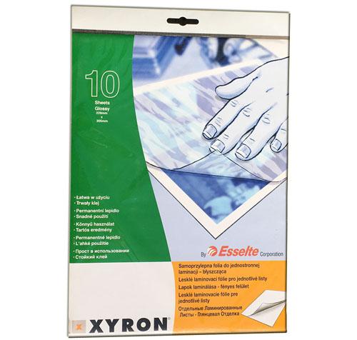 Átlátszó öntapadós füzetborító fólia XYRON Esselte A4-es(229x305mm) 10db/ cs 384940 (kézi)