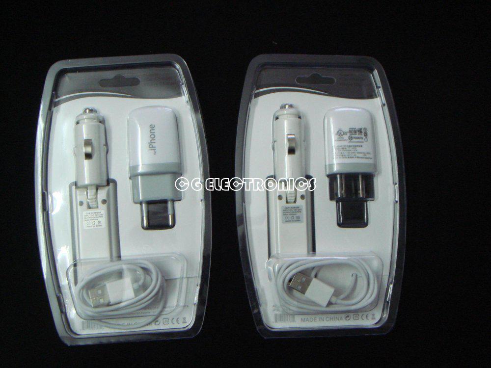 iPHON 5 3IN1 USB Power Adapter With charger Sync Cabel