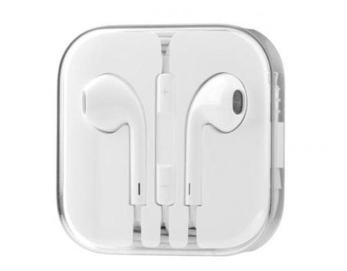 iPhone fülhallgató FEHER IN EAR 3.5 jack mikrofonos fehér utángyártott