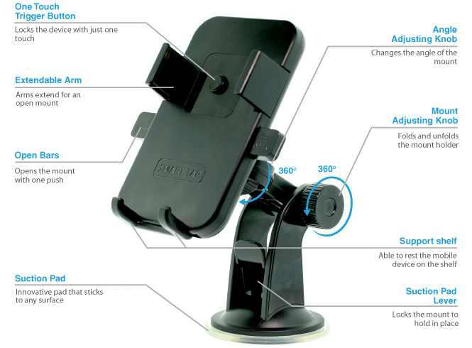 One TOUCH Car Mount ( telefon tarto)