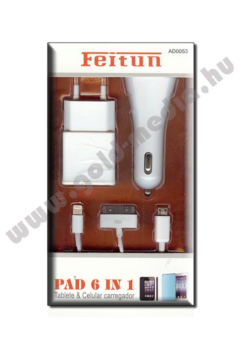 Feitun PAD 6 IN 1 töltö szett AD0053 ( iPhone4,4s, iPhone5,5s, Samsung)