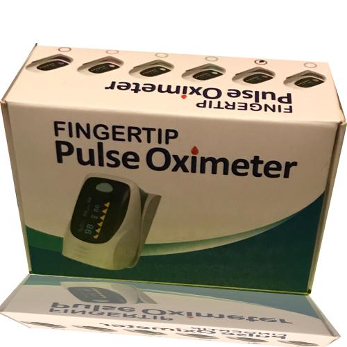 Ujj pulzus és oxigén mérő - Fingertip Pulse Oximeter - Véroxigén szint és pulzus mérő 