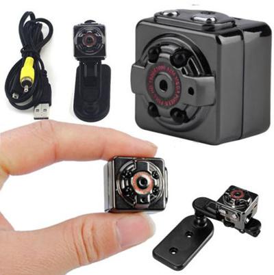 SQ8 Mini 1080P Full HD Car DVR Camera Recorder  -  BLACK