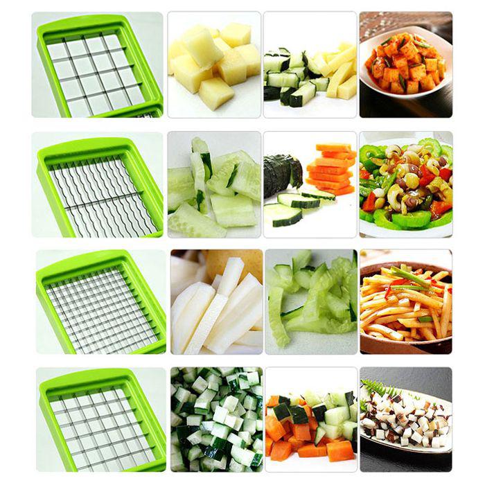 Nicer Dicer Plus szeletelő – multifunkciós szeletelő, daraboló, aprító 10 részes 