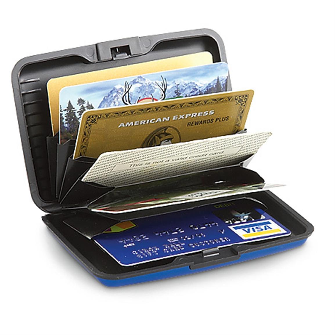 ALUMÍNIUM BANKKÁRTYA TARTÓ /SECURITY CREDIT CARD WALLET/