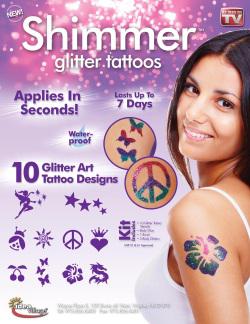 SHIMMER Glitter Tattoos csillámtetováló készlet