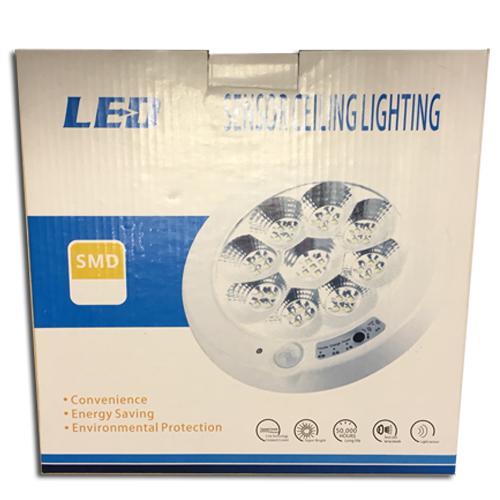 LED 7 W Mozgásérzékelős led mennyezeti lámpa