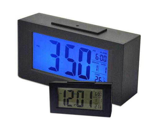 Digitális Időjárás Állomás Snooze/ Light Digital LED Snooze Alarm Date Desk Clock LCD Screen Display Backlight Sensor