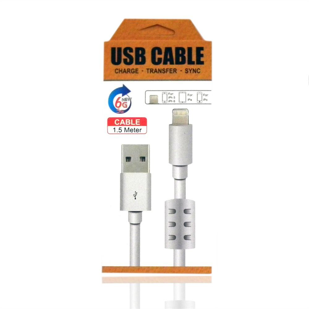 USB Cable High Speed 3283  1.5Meter For iPhone 6G/ 6S/ 5G/ 5S